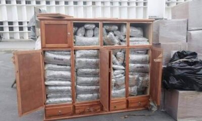 Droga encontrada en camioneta carr. Campreche-Mérida