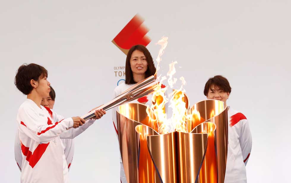Inicia recorrido de relevo de la antorcha olímpica Tokio 2020