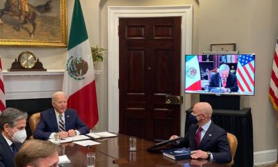 Primera reunión virtual AMLO-BIDEN
