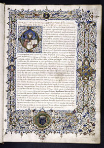Manuscrito de La ciudad de Dios, de 1470.
