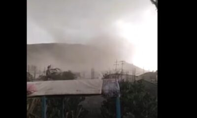 Torbellino en Tecamachalco, causa afectaciones en viviendas