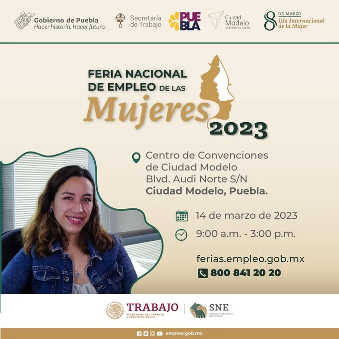 Anuncia gobierno de Puebla Feria de Empleo para Mujeres - Diario sin  Secretos