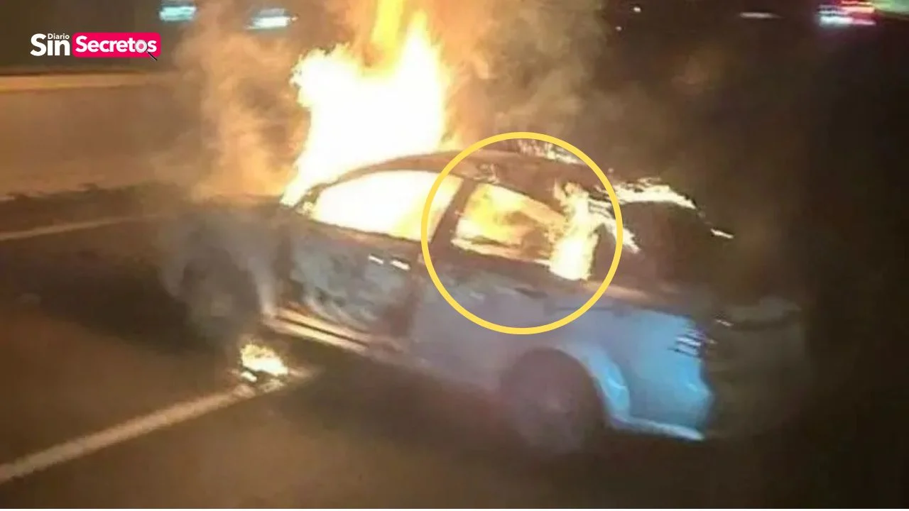 autopista mexico puebla, asesintato, crimen, policia, auto incendiado, calsinados