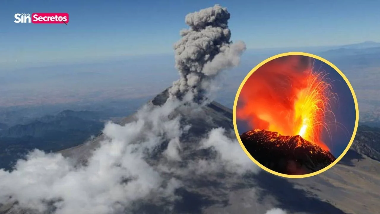 portada, volcan popocateptl, erupcion, erupsion, lava, ceniza, hoy, noticias