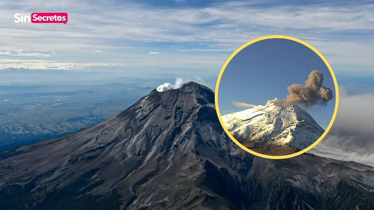 volcan popocateptl, ceniza, erupción, clima, terremoto, noticias, portada, hoy