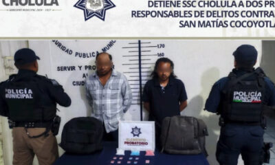 Lucha contra narcomenudeo en San Pedro Cholula 