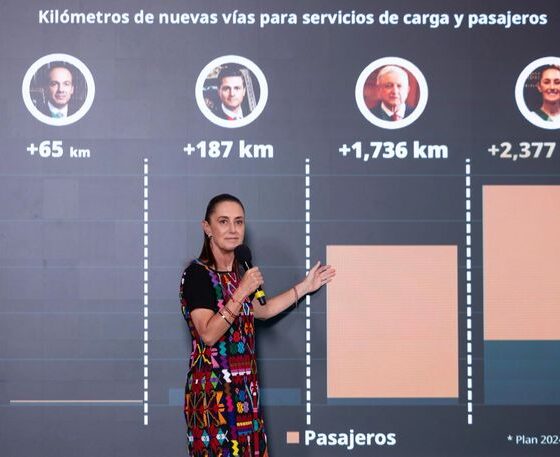 “La Honestidad Da Resultados”: Presidenta Claudia Sheinbaum Destaca Que en Su Gobierno Se Harán por Lo Menos 2 Mil 377 Km de Trenes Públicos