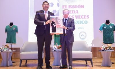 El libro “El balón rueda tres veces en México” proyecta legado mundialista