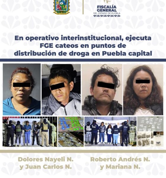 Cae red de distribución de droga en la Rivera Anaya tras cateos de la FGE
