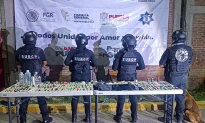 Celulares, armas y drogas: Así fue la sorpresiva revisión al interior del penal de Puebla