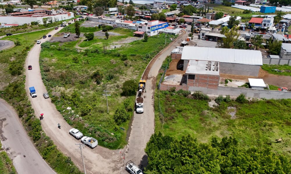 ¡Tu camino al trabajo  será más seguro!; inicia  pavimentación de Gran Avenida y Camino Los Molinos a San Juan Portezuelos