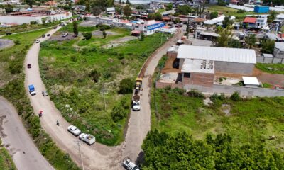 ¡Tu camino al trabajo  será más seguro!; inicia  pavimentación de Gran Avenida y Camino Los Molinos a San Juan Portezuelos