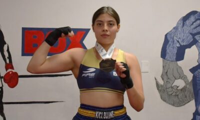 Camila, obtuvo oro en Kickboxing en Campeonato Nacional