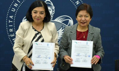 Signan convenio BUAP y el Colegio de Estudios Científicos y Tecnológicos