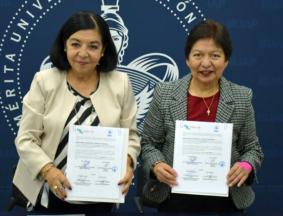 Signan convenio BUAP y el Colegio de Estudios Científicos y Tecnológicos