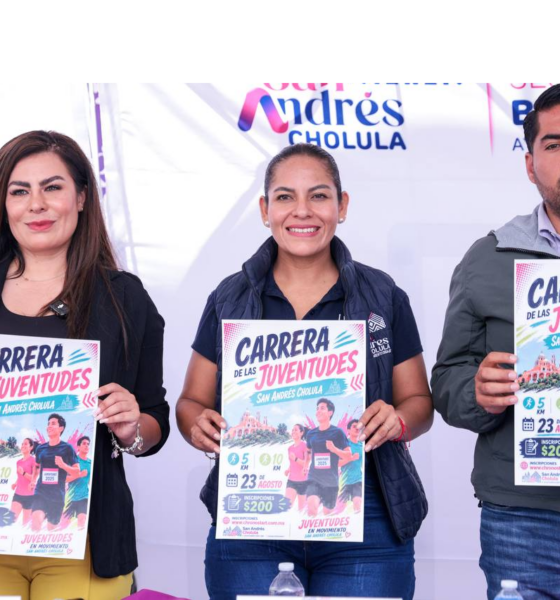 San Andrés Cholula presenta la carrera Corre por las Juventudes 2026