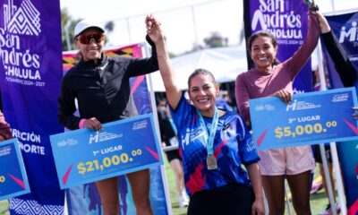 Más de 6 mil corredores celebran el Día del Papá en el Medio Maratón de San Andrés Cholula 2026