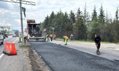 Avanza pavimentación de vialidades en Puebla y Tlacotepec con 3.57 km intervenidos