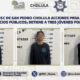 Grafiteros detenidos en San Pedro Cholula