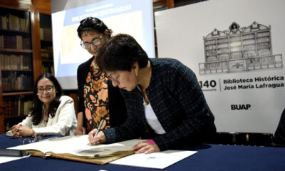 La Rectora Lilia Cedillo inauguró el Coloquio Internacional Bibliotecas Centenarias