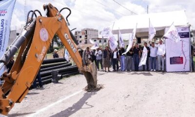 Obra de infraestructura hidráulica en Cacalotepec