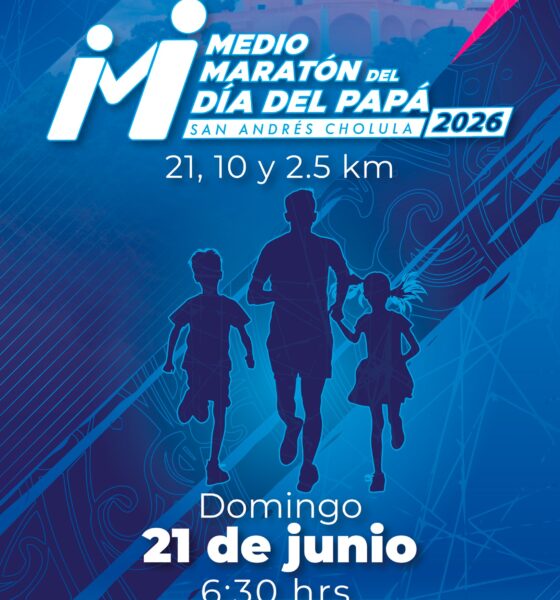 Todo listo para el Medio Maratón, en San Andrés Cholula, este domingo, inicia 06.30 AM