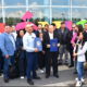 Llegan a Puebla los primeros 50 pasajeros del vuelo directo desde Newark