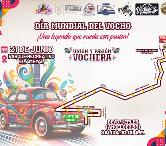 La Gran caravana del Vocho, en Cuautlancingo