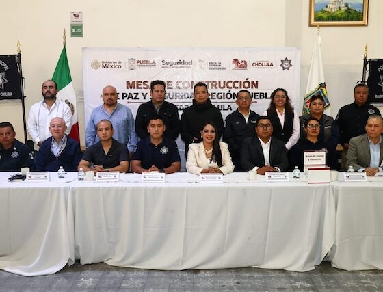 Tonantzin Fernández encabezó Mesa de Seguridad Región Puebla