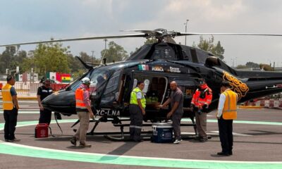 Trasladan de urgencia en helicóptero un “hígado” de Puebla a la Ciudad de México