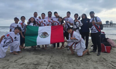 Taekwondoines poblanos destacan en torneo Internacional de California