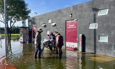 Atiende Convenciones y Parques afectaciones por lluvias en el Parque Metropolitano y Parque del Arte