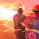 Contienen  incendio en Puebla y evacuan a población