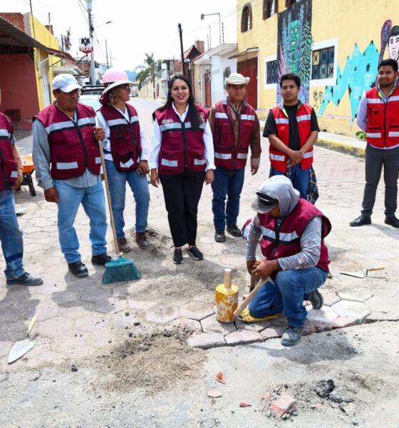Tonantzin Fernández inicia Brigada de la Transformación para mantenimiento urbano en San Pedro Cholula