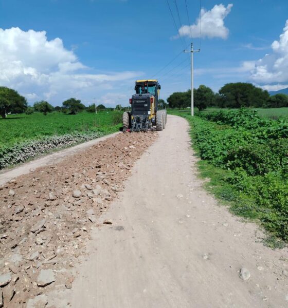 Gobierno de Puebla rehabilita 26.5 kilómetros de caminos saca cosechas en Xochitlán Todos Santos