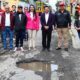 Tonantzin Fernández inicia rehabilitación con concreto hidráulico de la calle 10 Oriente en San Pedro Cholula