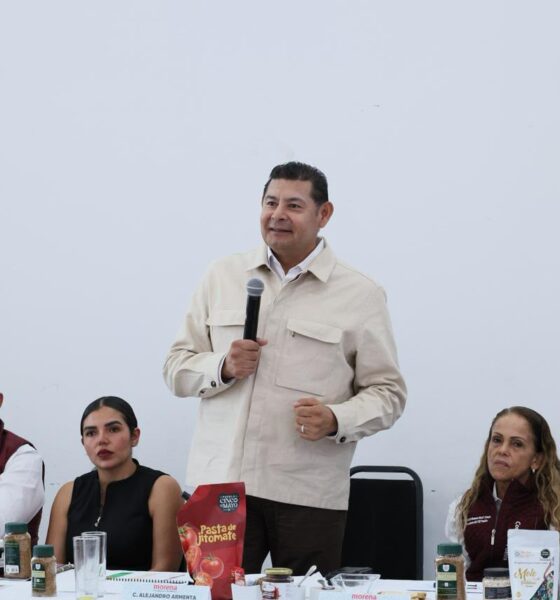 «Frenamos el robo millonario que gobiernos neoliberales hicieron a Puebla»: Armenta