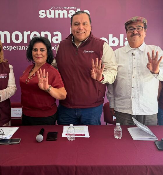 Morena Puebla respalda a Sheinbaum y critica postura de Ricardo Salinas Pliego
