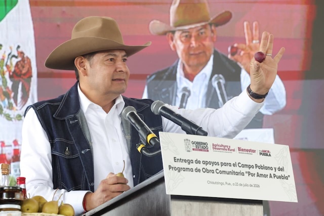 Puebla da el salto de la pobreza alimentaria a la riqueza comunitaria: Armenta
