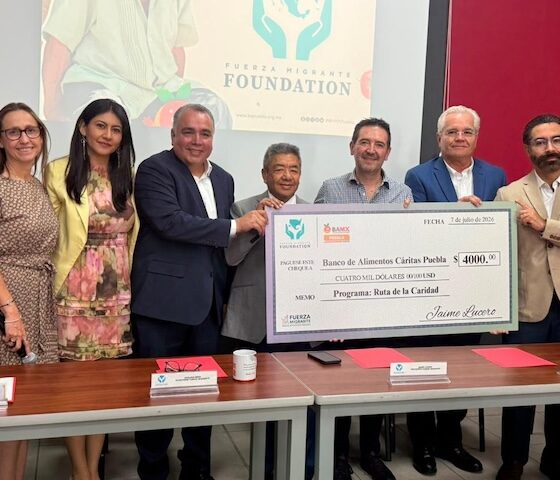  Cáritas Puebla y Fuerza Migrante Foundation lanzan campaña para combatir inseguridad alimentaria en la Mixteca