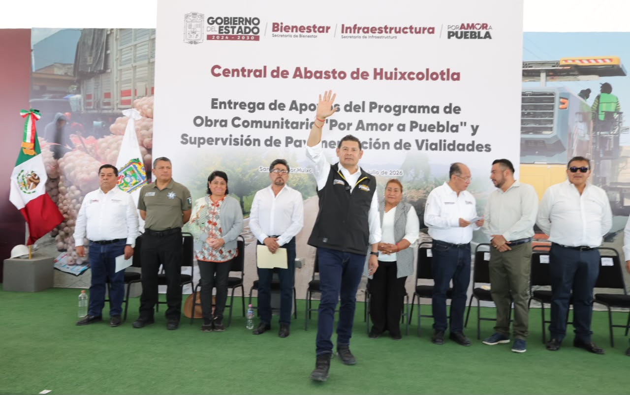 Se consolida bienestar en Quecholac con obra comunitaria