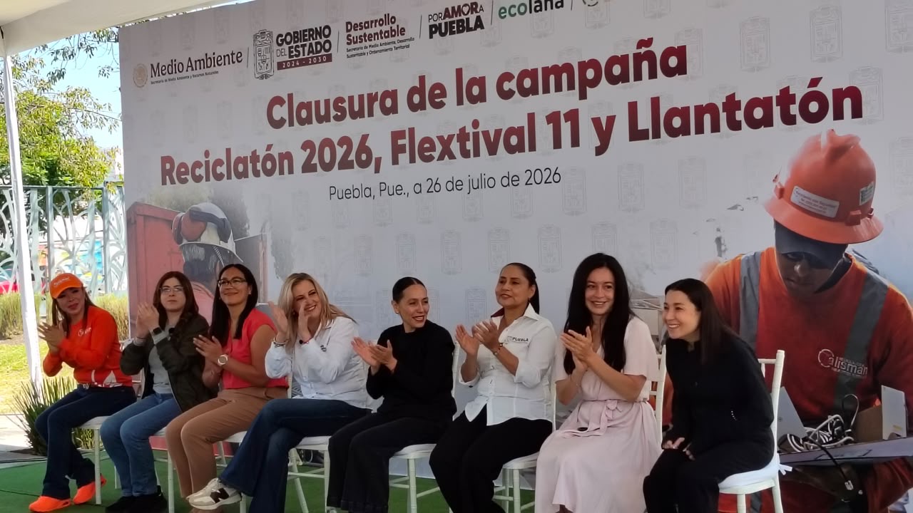 Puebla recupera 30 toneladas de residuos y refuerza acciones para impulsar la economía circular
