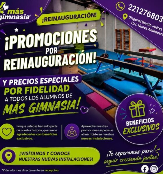 ¡Más Gimnasia lanza promociones!