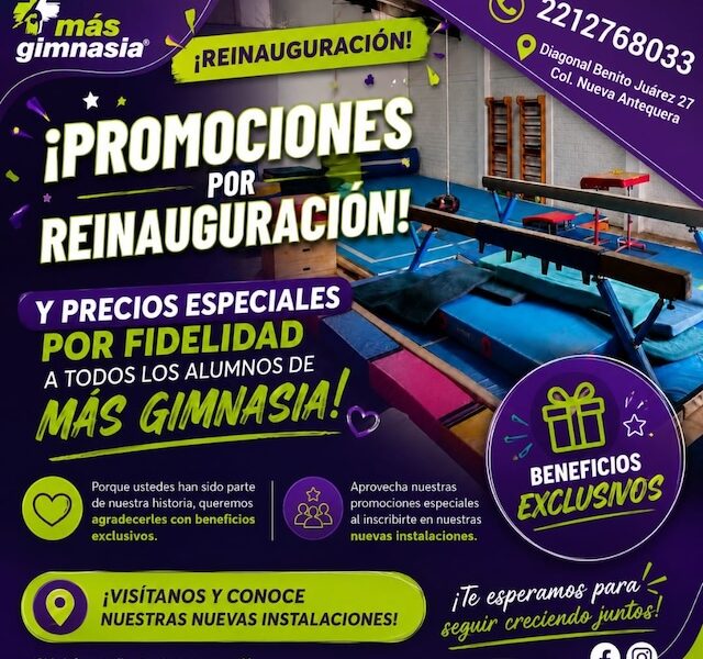 ¡Más Gimnasia lanza promociones!