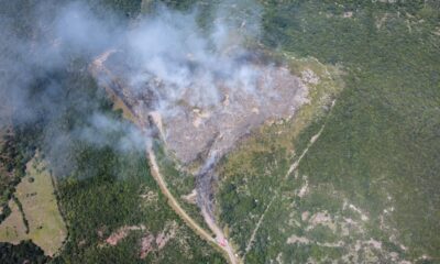 A paso firme contra el fuego; Protección Civil reporta 60% de control en Acatlán
