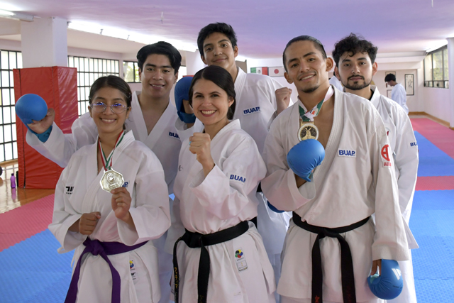14 medallas logró Buap en el Campeonato Nacional de Karate