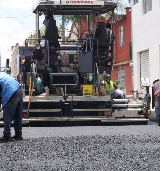 Gobierno del Estado Intensifica trabajos de pavimentación en juntas auxiliares