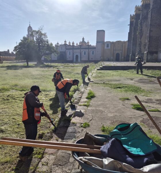 Mejor imagen  urbana de San Pedro Cholula por labores de mantenimiento
