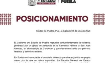 Gobierno de Puebla: “No quedará impune linchamiento de Cohuecan”.