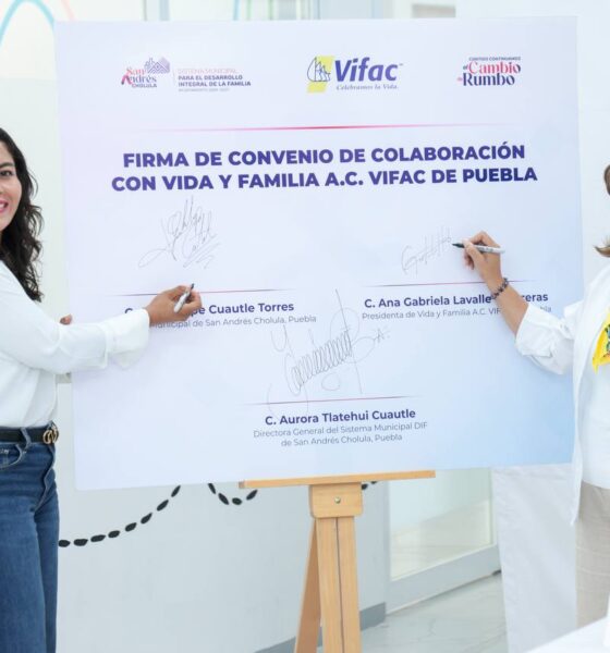 Vifac y Dap concretan convenio con Gobierno de San Andrés Cholula